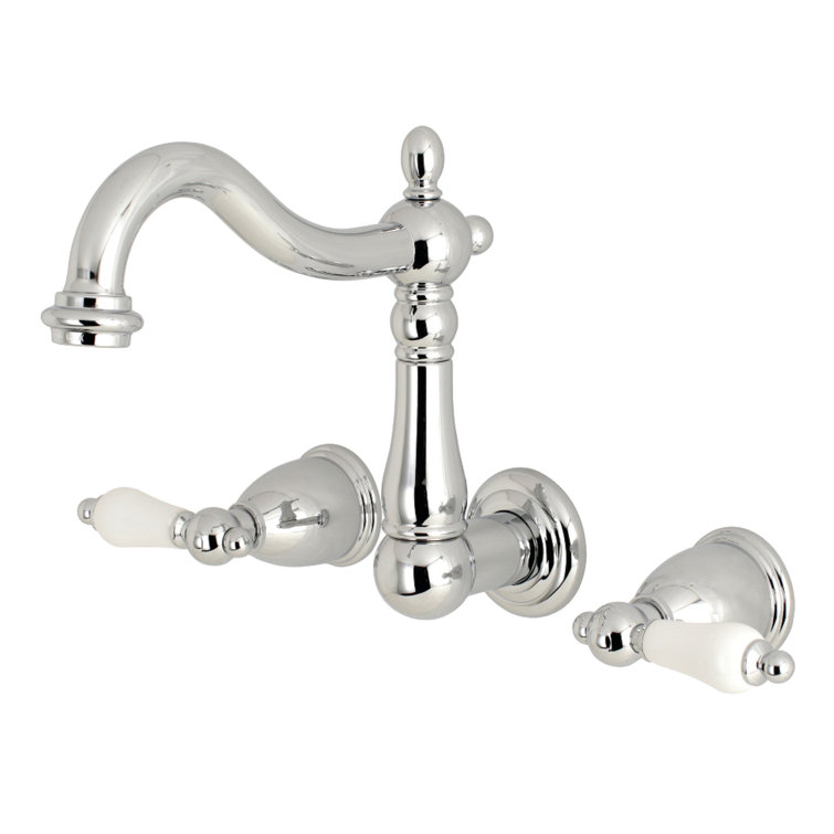 Heritage Wall Mounted Bathroom Faucet & Reviews Birch Lane